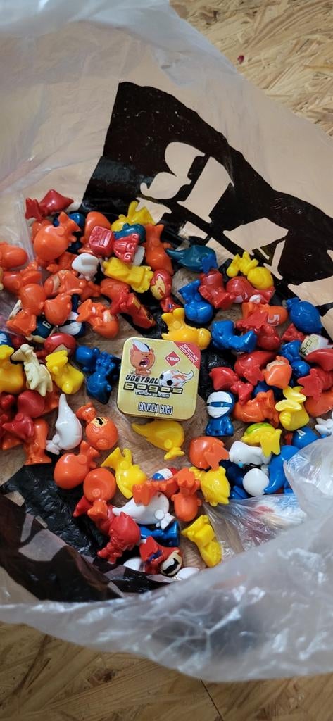 Gevulde plastic zak met C1000 Gogo's + gouden Gogo, Ophalen of Verzenden, Gebruikt