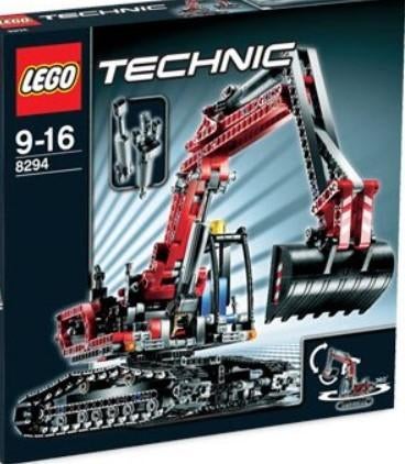 Lego 8294 Graafmachine kraan Technic, Ophalen of Verzenden, Gebruikt, Complete set, Lego