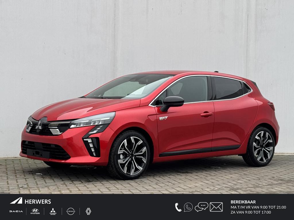 Mitsubishi Colt 1.6 HEV Instyle / Navigatie / Half Lederenbe, Leder en Stof, Origineel Nederlands, Bedrijf, Hybride Elektrisch/Benzine