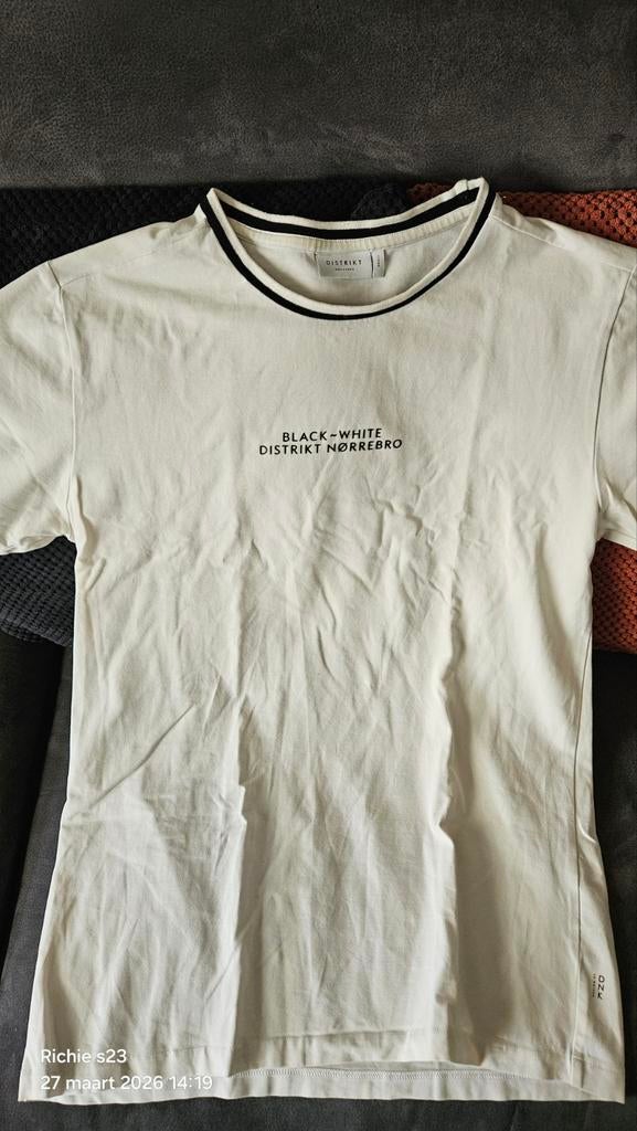 Distrikt T-shirt, Wit, Ophalen of Verzenden, Zo goed als nieuw, Distrikt Nørrebro