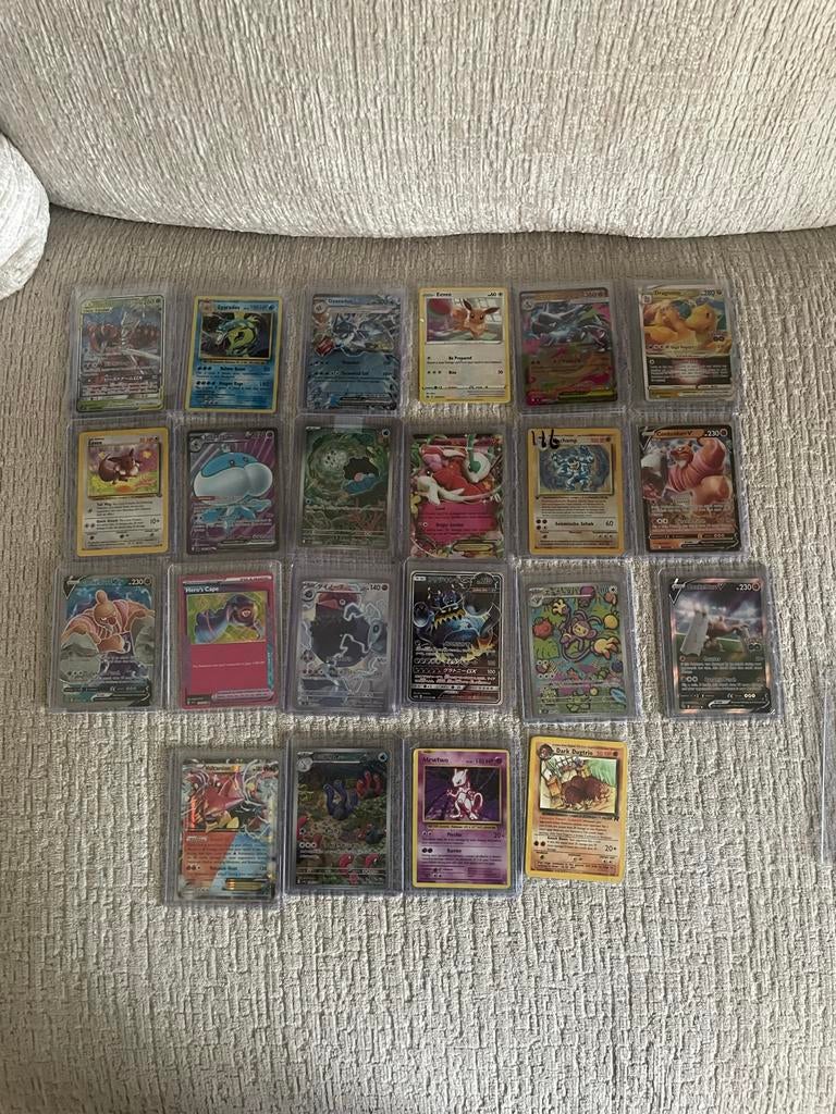 22 Pokémonkaarten - Diverse collectie, Hobby en Vrije tijd, Verzamelkaartspellen | Pokémon, Gebruikt, Foil, Meerdere kaarten, Ophalen of Verzenden