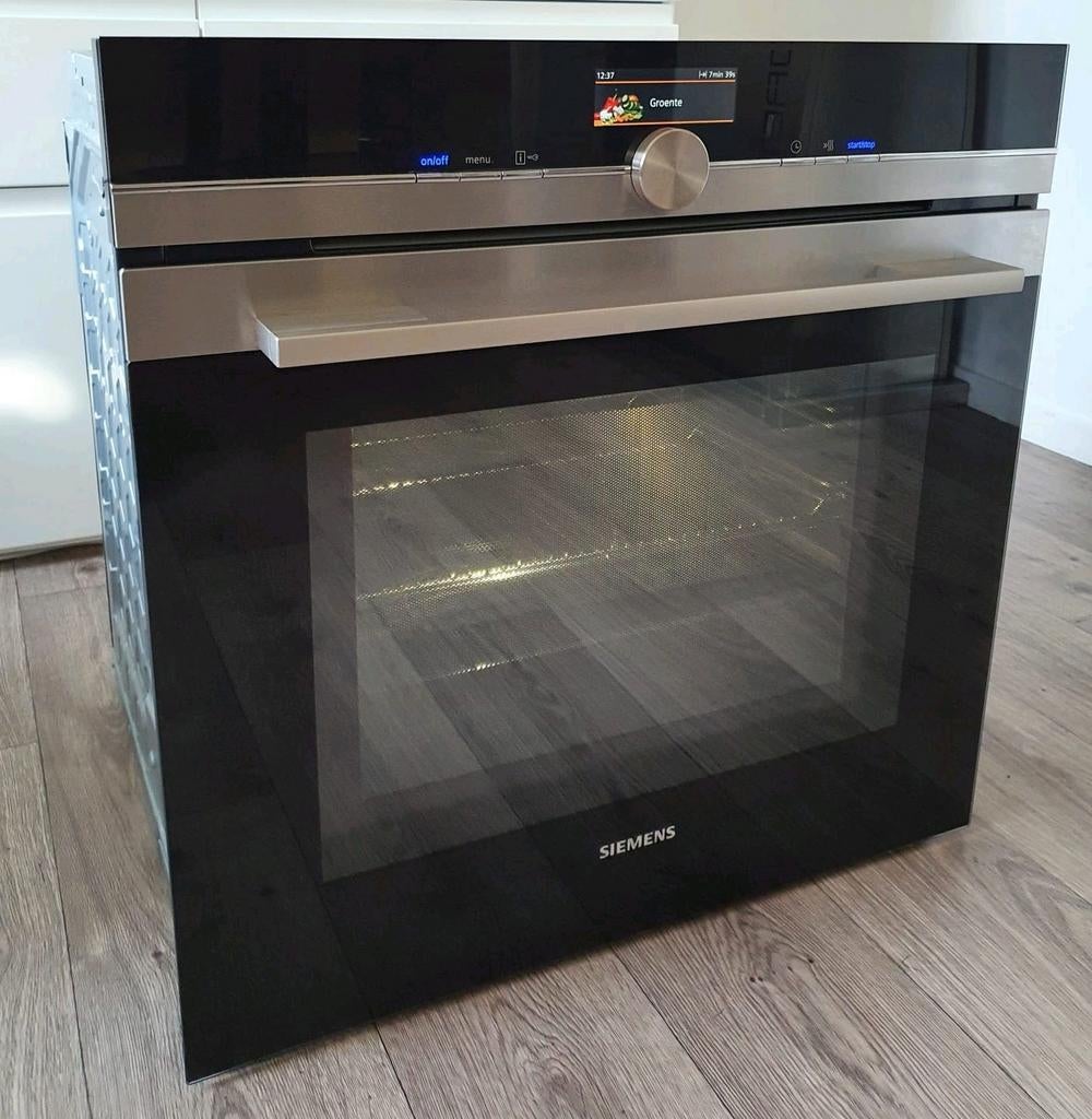 Luxe Siemens combi oven/ magnetron XXL model, 60 cm hoog!, Ophalen, Combimagnetron, Zo goed als nieuw, Inbouw