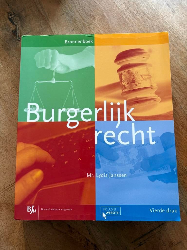 Boek Burgerlijk recht - Mr. Lydia Janssen - Vierde druk, Ophalen of Verzenden, Gamma, Zo goed als nieuw, HBO