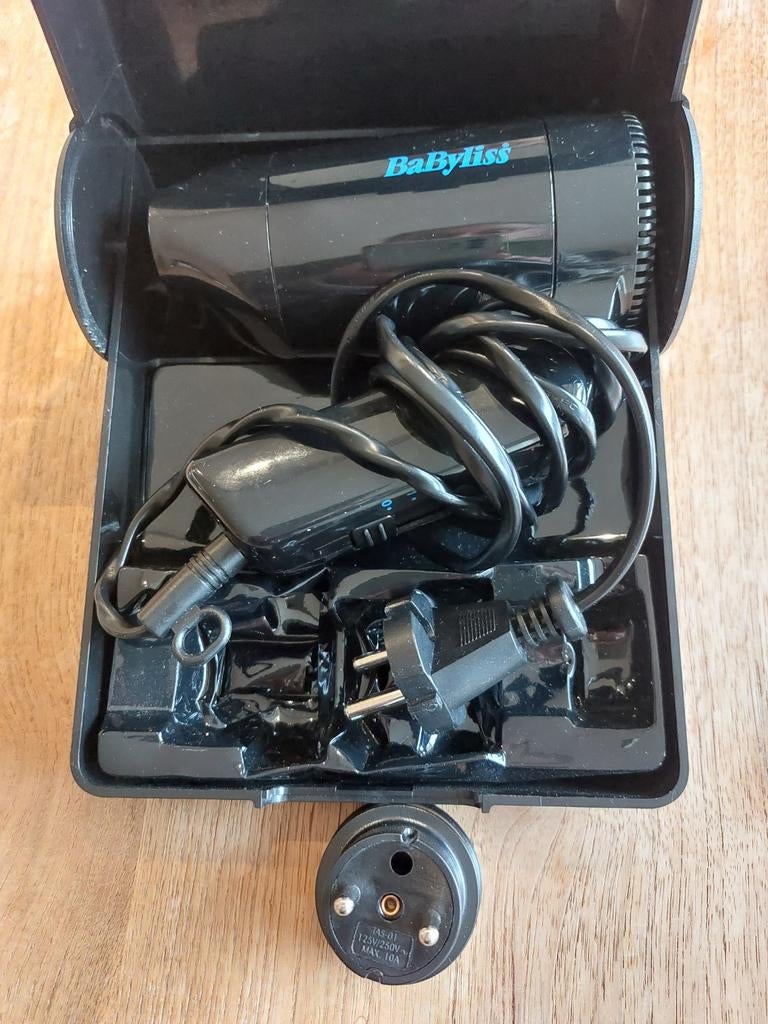 BaByliss haardroger in reisetui, Ophalen of Verzenden, Zo goed als nieuw, Föhn of Haardroger