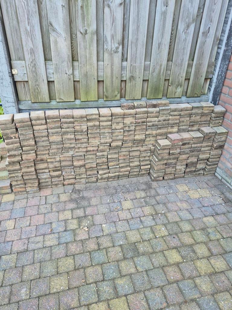Partij koppelstones 10x10 ongeveer 8 m2, Ophalen, Gebruikt, Overige typen