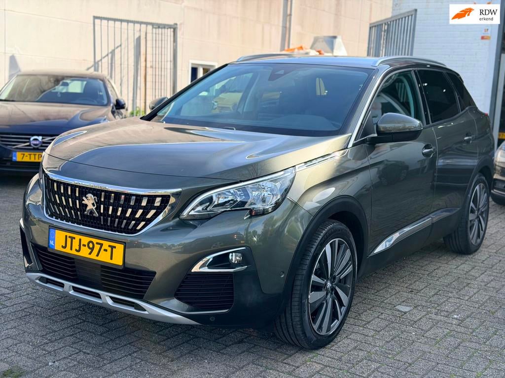 Peugeot 3008 1.2 PureTech Allure Bj:2019 Carplay Parksensor, Auto's, Peugeot, Gebruikt, 1199 cc, LED verlichting, Leder en Stof
