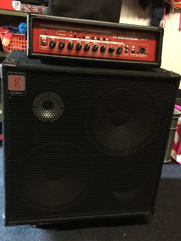 TC Electronic BH500 basversterker met Eden Nemesis NSP212, Muziek en Instrumenten, Versterkers | Bas en Gitaar, Gebruikt, Basgitaar