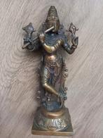 Bronzen Beeld Van De Hindoegod Krishna, Ophalen of Verzenden, Azië, Brons
