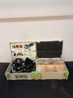 Festool Domino DF 500 Q-Plus freesmachine, Ophalen, Zo goed als nieuw, Elektrisch, Lamellenfrees