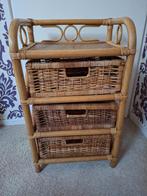 Rotan ladekast, Huis en Inrichting, Ophalen, 50 tot 100 cm, 3 of 4 laden, Minder dan 100 cm