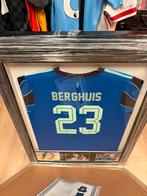 Gesigneerd Ajax thuisshirt Berghuis in lijst, Ophalen, Shirt, ., Zo goed als nieuw