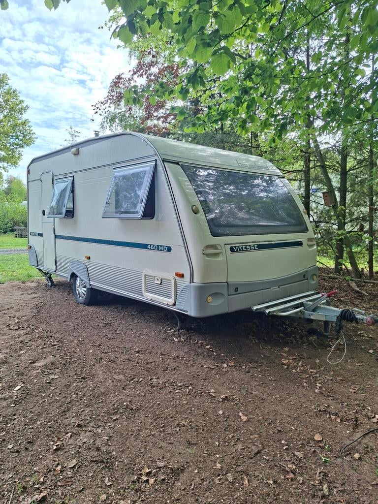 Caravan Beyerland Vitesse 460MD bj ca 1997, Caravans en Kamperen, Rondzit, Particulier, Beyerland, Douche