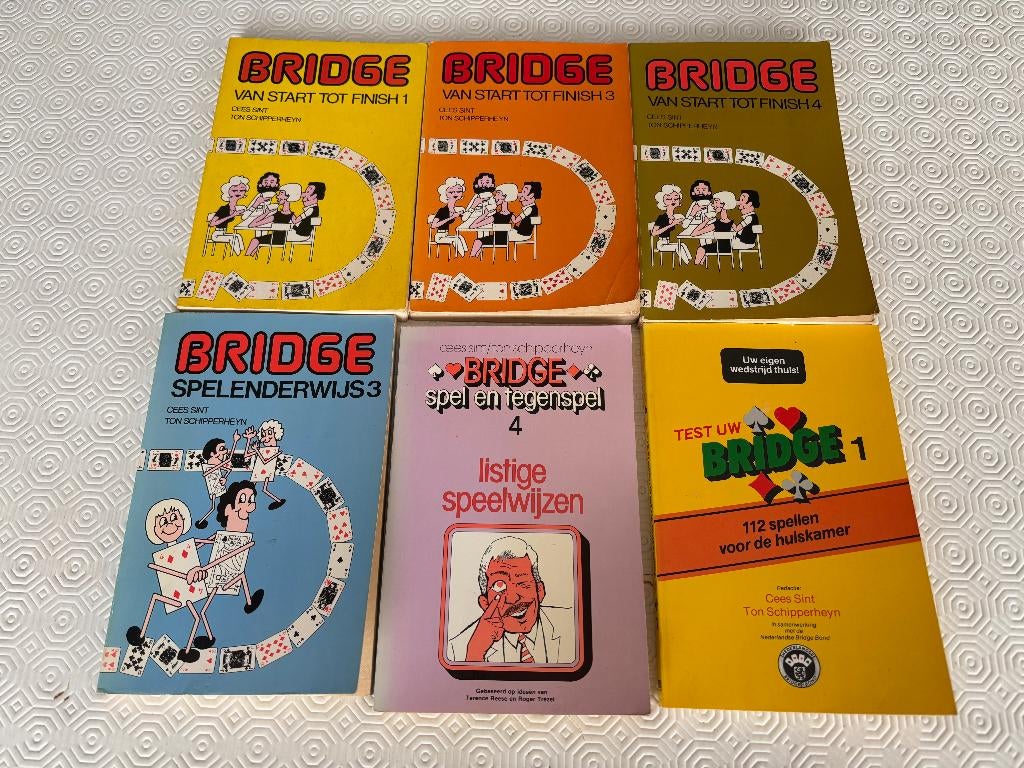 Bridge boeken 6x, Ophalen of Verzenden, Gelezen