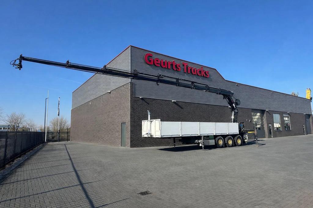 Kwb 3 ASSER KRAANOPLEGGER HIAB 477-8 (bj 2018), Overige brandstoffen, Wit, Bedrijf, Aanhangers en Opleggers