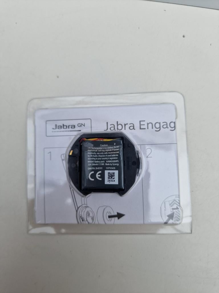 Jabra Engage Headset Batterij - Nieuw in verpakking, Telecommunicatie, Mobiele telefoons | Batterijen en Accu's, Ophalen of Verzenden