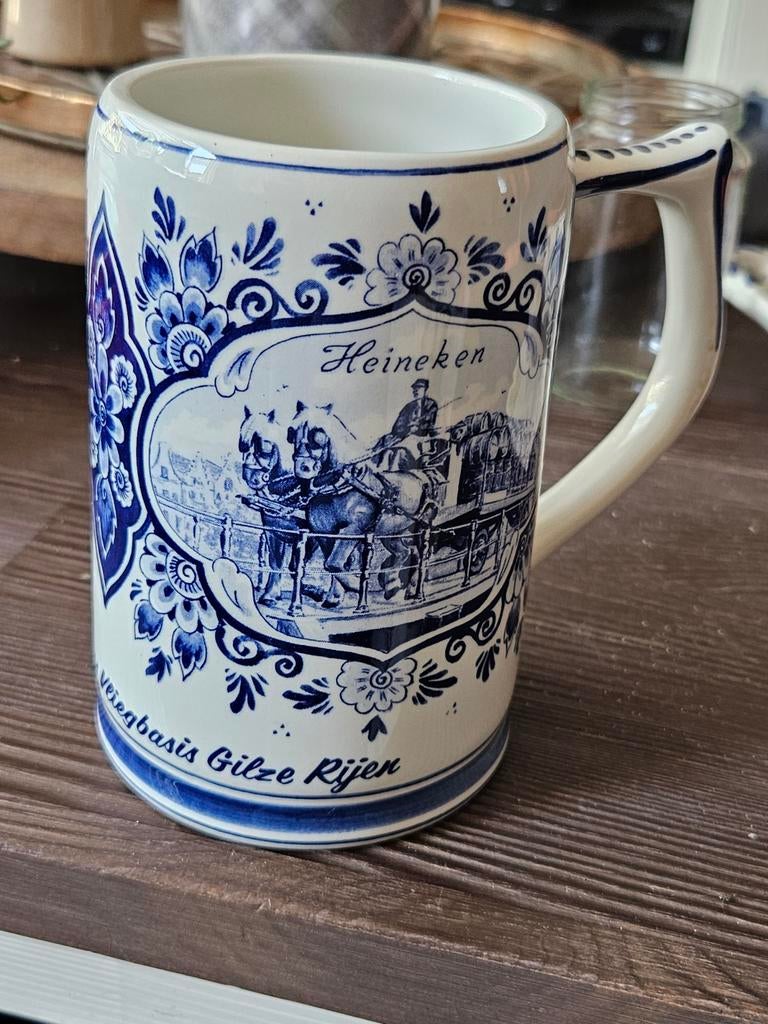 Heineken Mok - Vliegbasis Gilze Rijen, Ophalen of Verzenden