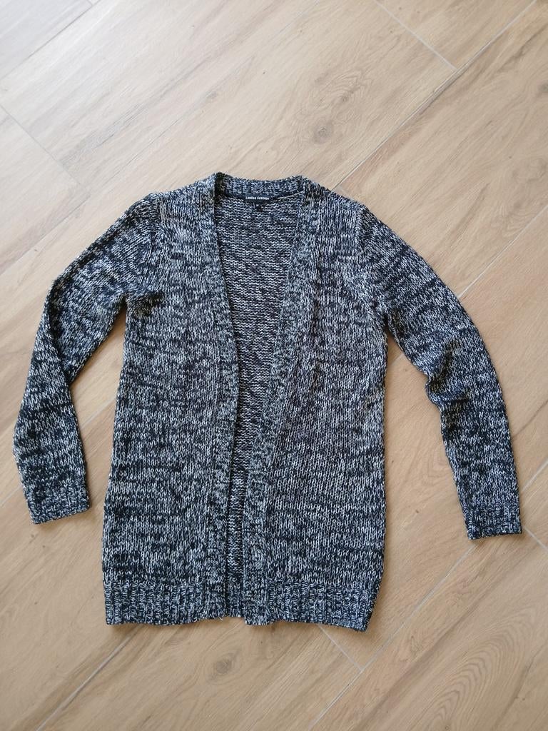 Dames vest maat M 38 / 40 gemêleerd zwart en wit, Kleding | Dames, Truien en Vesten, Maat 38/40 (M), Overige kleuren, Zo goed als nieuw