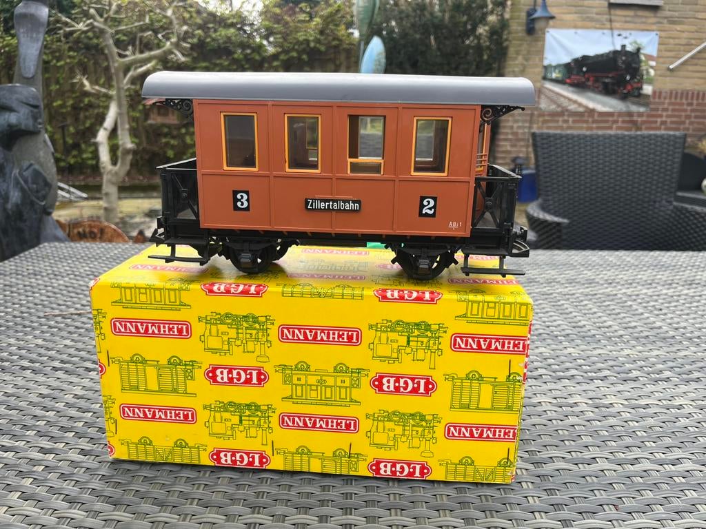 LGB 3007 Zillertalbahn wagon in OVP, gebruikt goede staat, Gebruikt, Gelijkstroom, Wagon, Ophalen of Verzenden