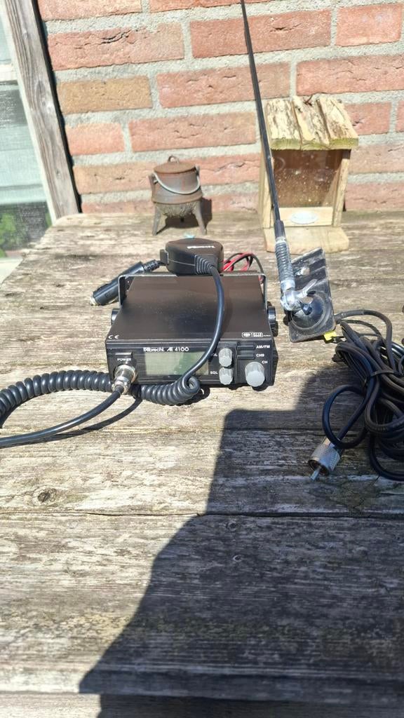 27 MC bakkie met antenne, Ophalen of Verzenden, Gebruikt, 5 tot 15 km, Portofoon of Walkie-talkie