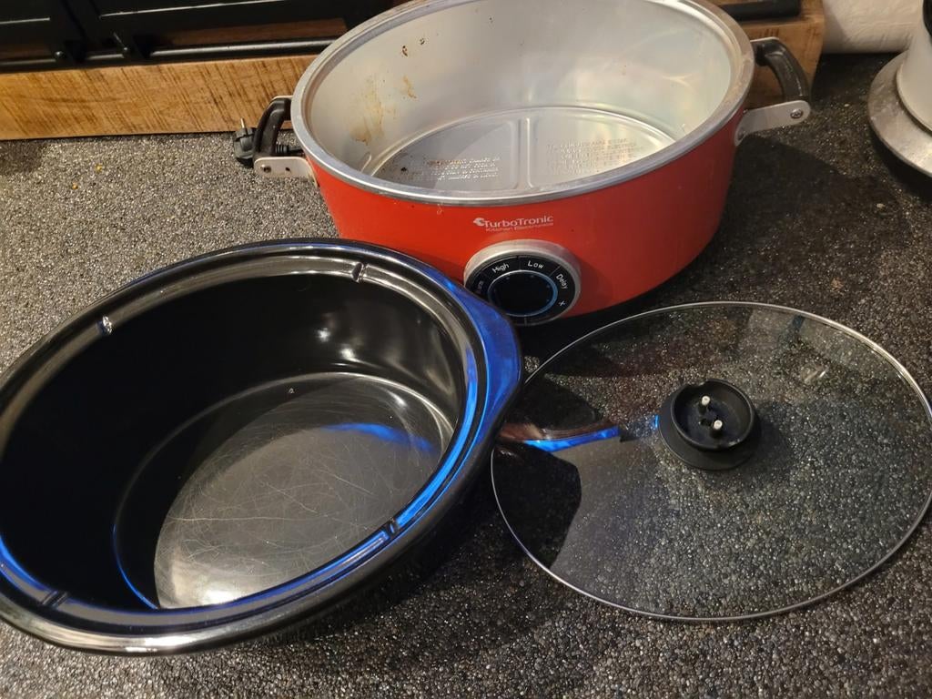 Turbotronic Slowcooker 5 liter, Witgoed en Apparatuur, Slowcookers, Ophalen of Verzenden, Gebruikt