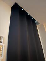 2 Blackout curtains With Rings 140x270cm gordijn, Ophalen, Gebruikt, Blauw, 100 tot 150 cm