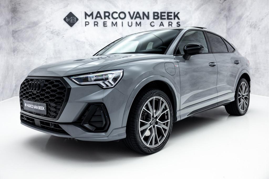 Audi Q3 Sportback 45 TFSI e S Edition | Pano | Leder | SONOS, Auto's, 12 maanden, Gebruikt, Hybride Elektrisch/Benzine, 13 kWh