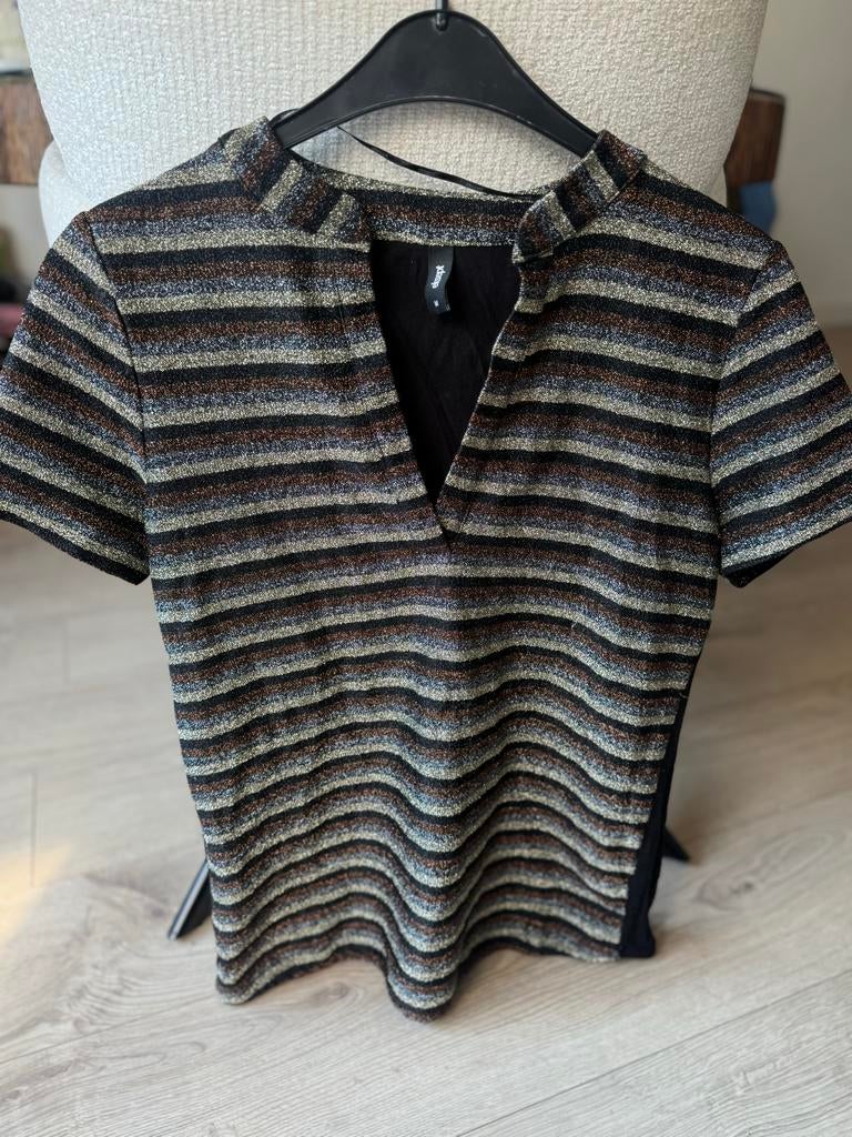 Nieuw gestreepte top Eksept met korte mouwen M, Kleding | Dames, T-shirts, Maat 38/40 (M), Overige kleuren, Nieuw, Ophalen of Verzenden