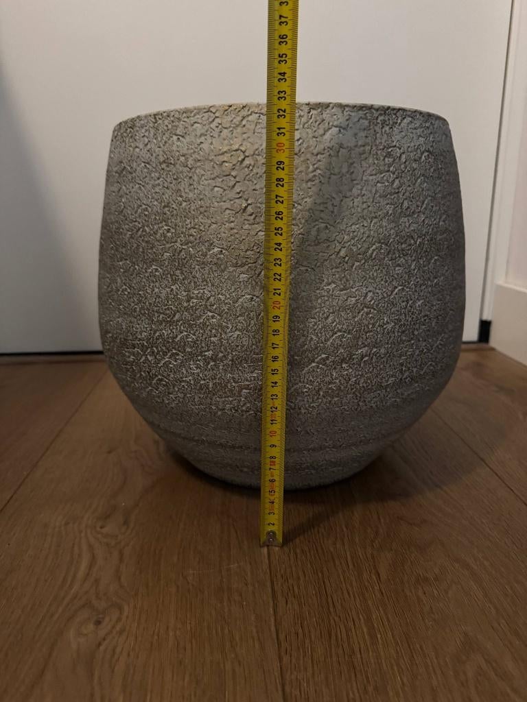 Bloempot, Tuin en Terras, Bloempotten, Gebruikt, Rond, Minder dan 40 cm, Balkon