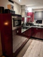 Hoekkeuken met Siemens apparatuur, Huis en Inrichting, Keuken | Complete keukens, Ophalen, Gebruikt, Hoekkeuken, Hoogglans of Gelakt