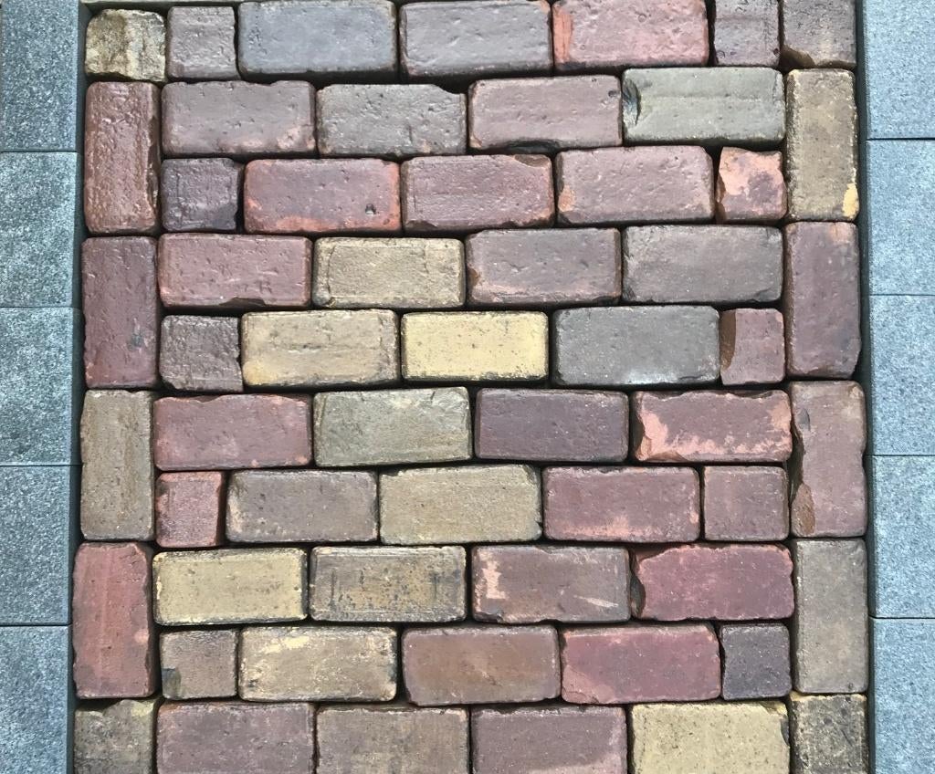 Oude hard gebakken Keiformaat Klinkers Klinkerkeien Broodjes