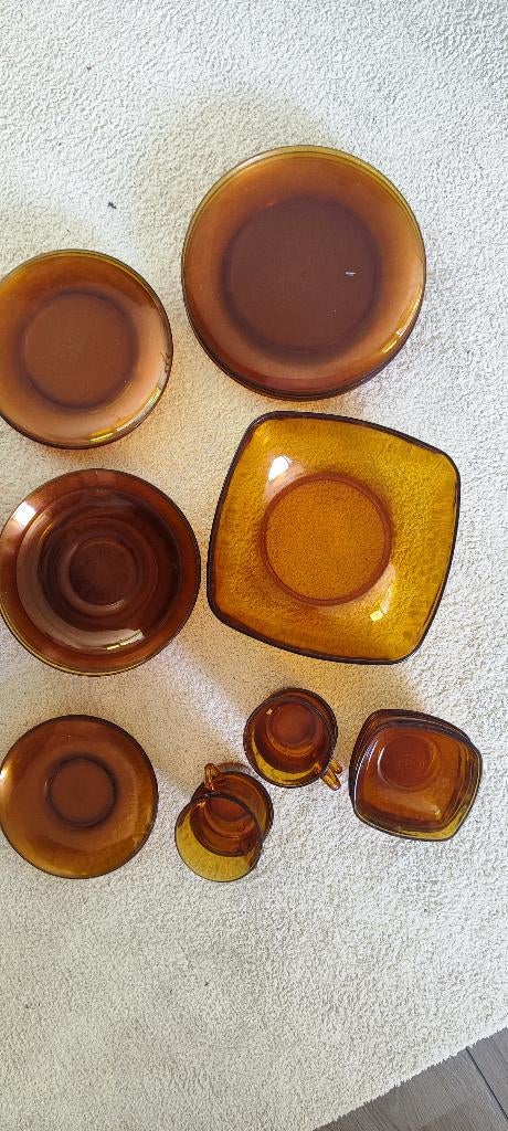 Duralex servies, Overige materialen, Gebruikt, Verzenden, Overige stijlen