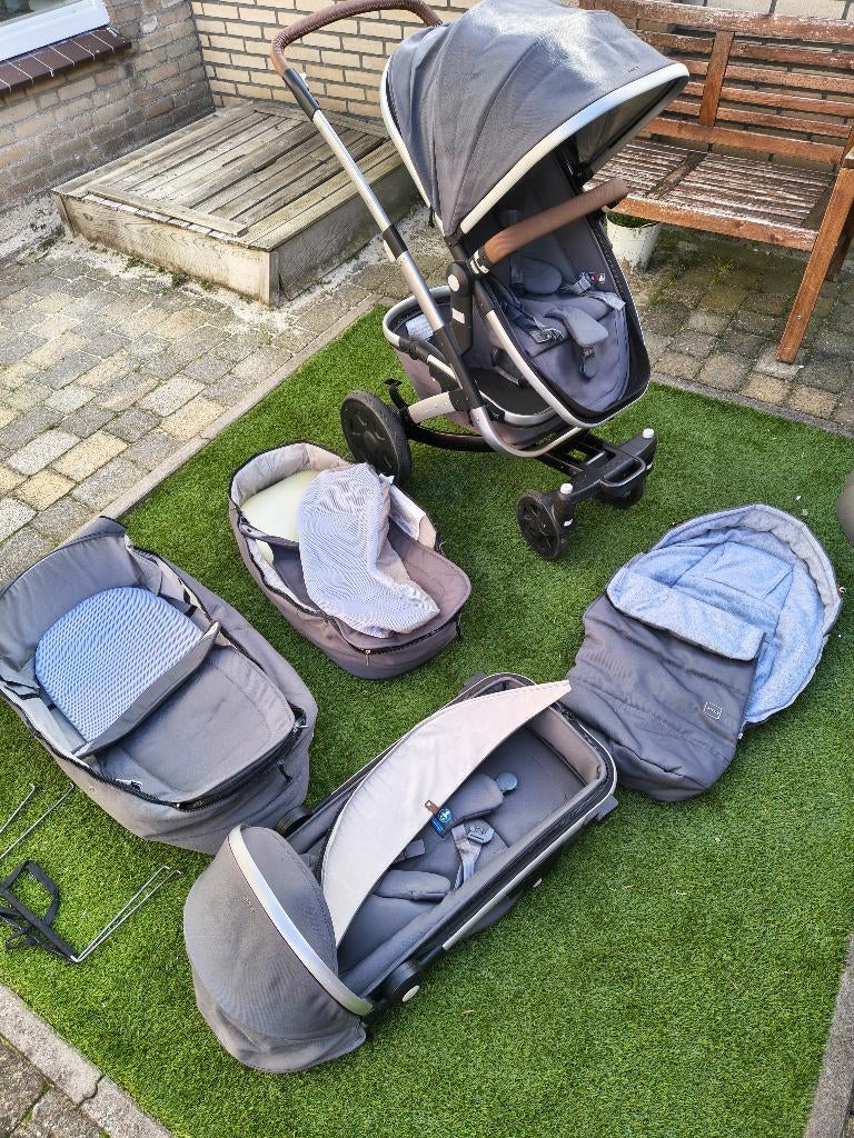 Joolz geo 2 kinderwagen + uibreidingsset, Kinderen en Baby's, Kinderwagens en Combinaties, Gebruikt, Combiwagen, Verstelbare duwstang