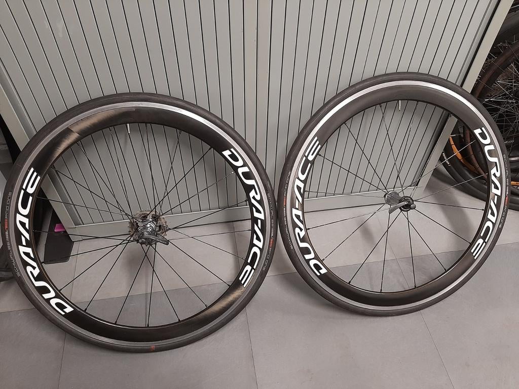 Dura-Ace WH-7900 carbon wielset., Fietsen en Brommers, Fietsonderdelen, Wiel, Gebruikt, Racefiets, Shimano Dura-Ace WH-7900