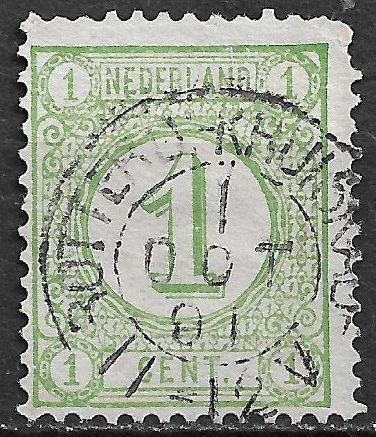 104. nederland nvph 31 KR stempel ROTTERDAM-KRIJSKADE, Ophalen of Verzenden, T/m 1940, Gestempeld