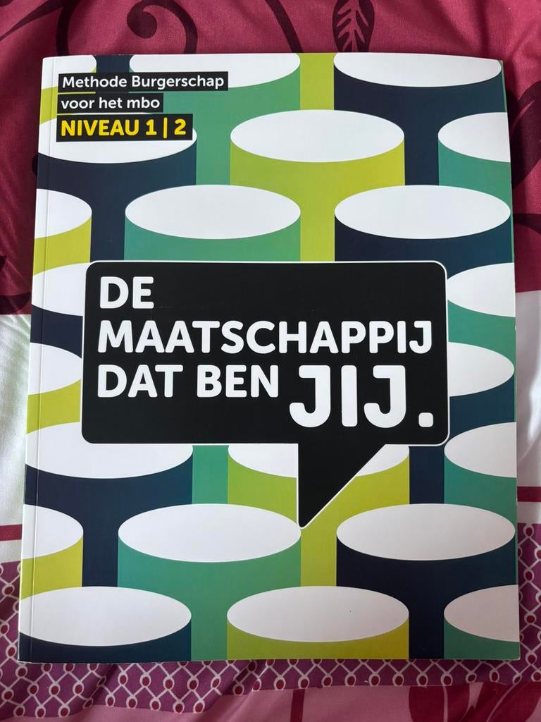 Methode Burgerschag niveau 1/2 de maatschappij dat ben jij, Boeken, Schoolboeken, Ophalen of Verzenden, Zo goed als nieuw, Overige niveaus