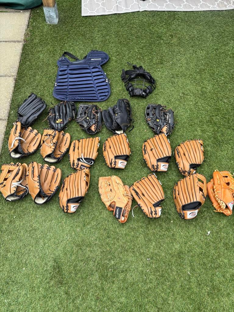 Honkbal- en softbalhandschoenen en bescherming, Sport en Fitness, Honkbal en Softbal, Ophalen of Verzenden, Gebruikt, Honkbal