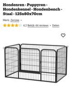 Nog helemaal nieuw honden bench groot en open, Dieren en Toebehoren, Hondenhokken, Ophalen of Verzenden, 75 tot 110 cm, 65 tot 100 cm