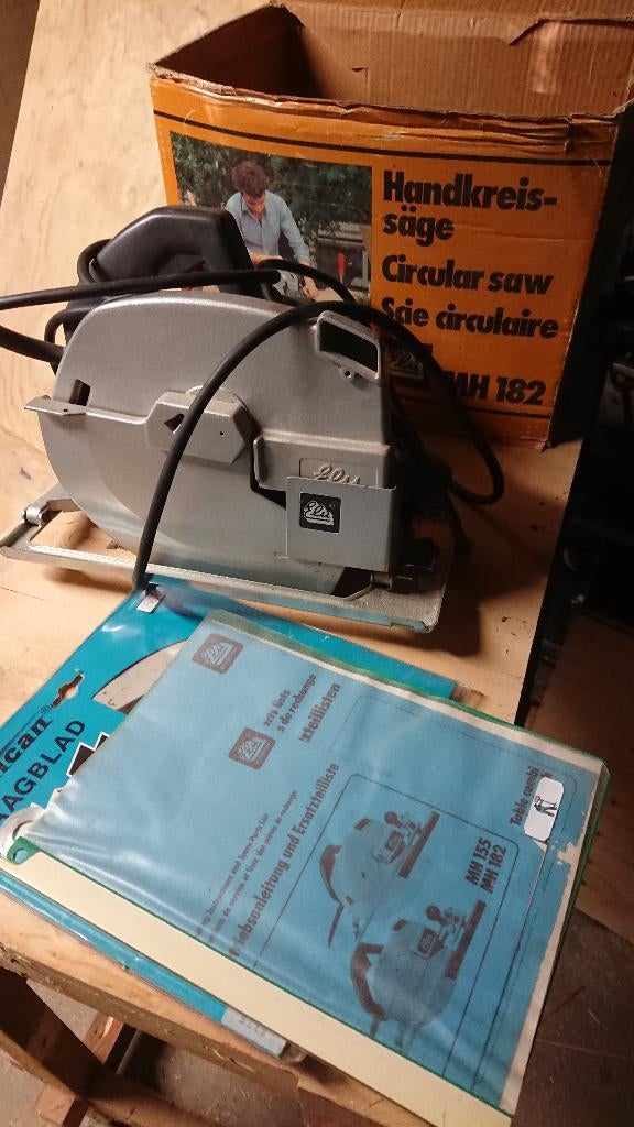 Elu invalzaag MH182, Doe-het-zelf en Verbouw, Gereedschap | Zaagmachines, Gebruikt, Invalzaag, 70 mm of meer, Ophalen of Verzenden