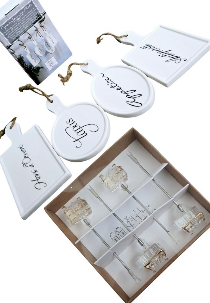 8 delig ** RIVIÈRA MAISON TAPAS SET **, Ophalen of Verzenden, Nieuw, Porselein, Overige stijlen