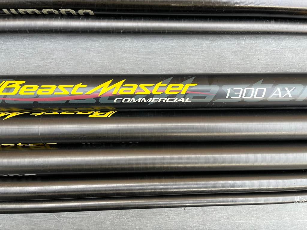 Shimano Beastmaster AX Commercial deel 5 gezocht, Watersport en Boten, Hengelsport | Algemeen, Ophalen, Zo goed als nieuw, Vaste hengel
