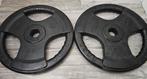 Olympische Halterschijven 2x20kg Totaal 40kg rubbercoated, Sport en Fitness, Ophalen