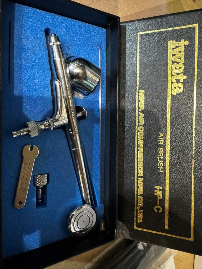 Iwata HP-C airbrush, ., Ophalen of Verzenden, Zo goed als nieuw, Iwata