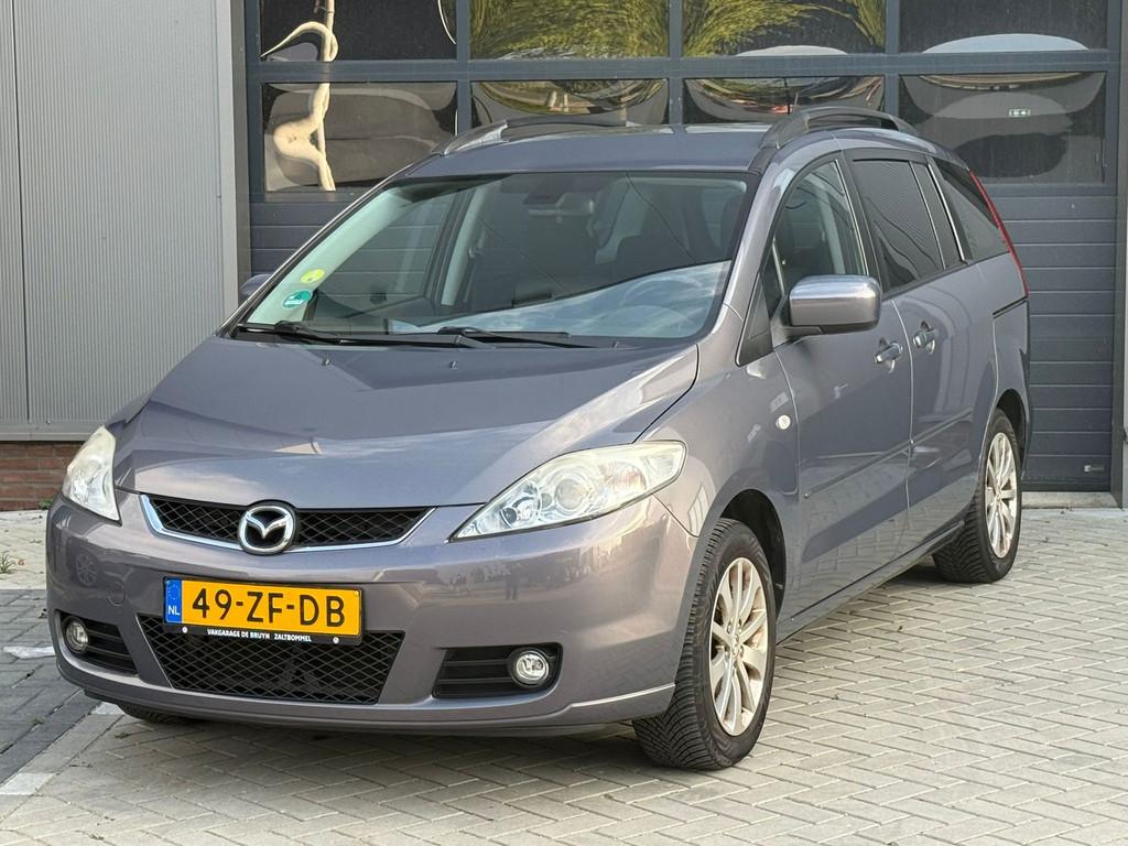 Mazda 5 1.8 Executive 7 persoons en apk tot 2-2027, Auto's, Mazda, Gebruikt, 1370 kg, 4 cilinders, Multifunctioneel stuurwiel