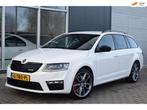 Skoda Octavia Combi 2.0 TDI RS | Kuipstoelen | DSG | Navi |, Auto's, Euro 5, Zwart, 4 cilinders, Wit