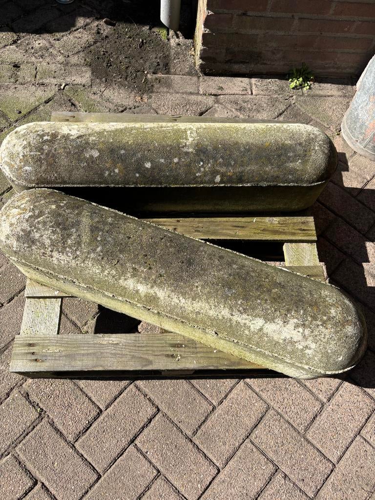 Twee betonnen palen - Gebruikt, Tuin en Terras, Ophalen, Gebruikt