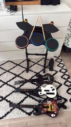 Nintendo wii+ Guitar Hero Set, Drums, Gitaren en Microfoons, Spelcomputers en Games, Ophalen of Verzenden, Gebruikt, Pc