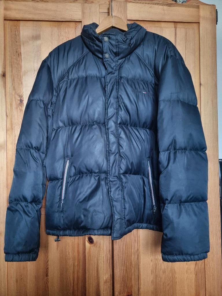 tommy hilfiger denim jas, Ophalen of Verzenden, Zo goed als nieuw, Blauw