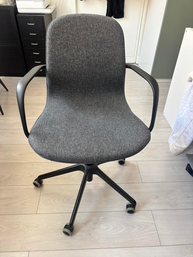 Bureustoel LÅNGFJÄLL, Ophalen of Verzenden, Zo goed als nieuw, Zwart