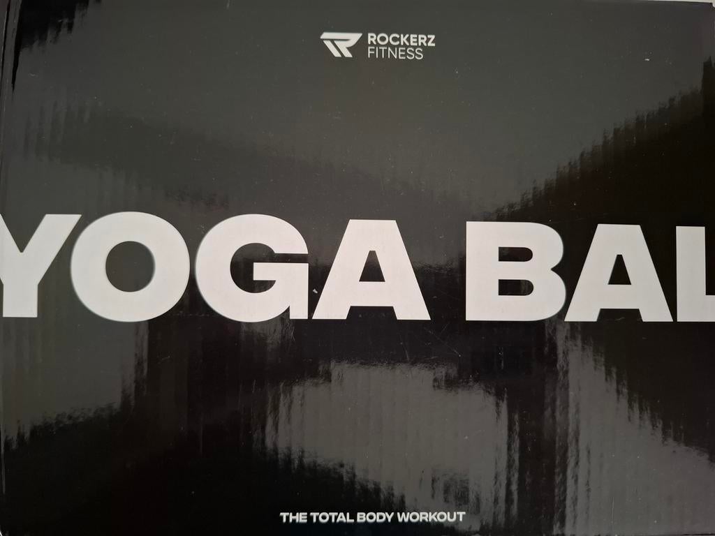 Rockerz Fitness Yoga Bal Petrol 75cm, Sport en Fitness, Ophalen of Verzenden, Zo goed als nieuw, Yoga-accessoire