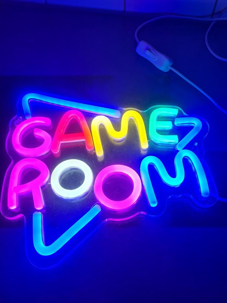 Neon Lamp "Game Room" - Perfect voor je gamekamer!, Ophalen, Nieuw, Modern, Gaming, Neon